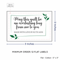 PPLR_HIDDEN_PRODUCT Leaf Quote (2"x3" Cotton - 12 labels/set)