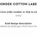 PPLR_HIDDEN_PRODUCT Reorder Previous Label Design - COTTON