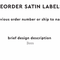 PPLR_HIDDEN_PRODUCT Reorder Previous Label Design - SATIN