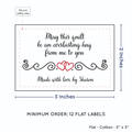 PPLR_HIDDEN_PRODUCT Double Heart Quote (2"x3" Cotton - 12 labels/set)