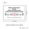 PPLR_HIDDEN_PRODUCT Double Heart Quote (2"x3" Cotton - 12 labels/set)