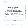 PPLR_HIDDEN_PRODUCT Double Heart Quote (2"x3" Cotton - 12 labels/set)
