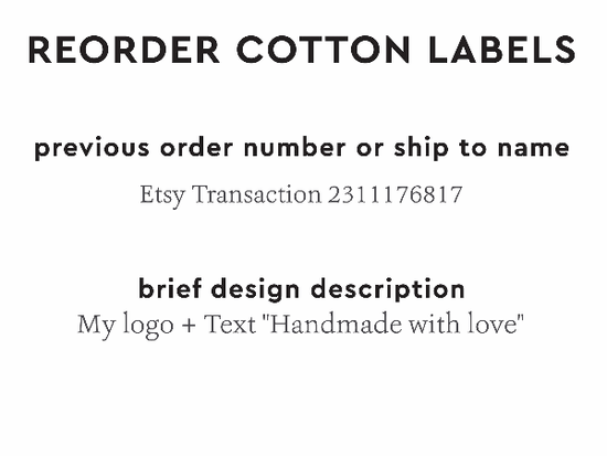 PPLR_HIDDEN_PRODUCT Reorder Previous Label Design - COTTON