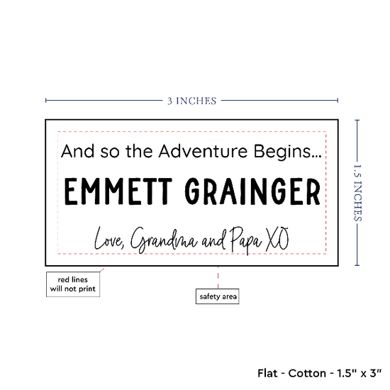 PPLR_HIDDEN_PRODUCT Text Only Medium Large Label (1.5"x3"-Cotton)