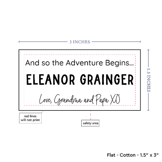 PPLR_HIDDEN_PRODUCT Text Only Medium Large Label (1.5"x3"-Cotton)