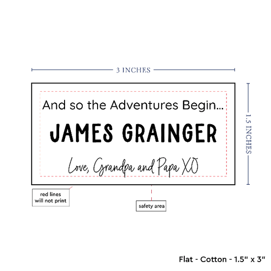 PPLR_HIDDEN_PRODUCT Text Only Medium Large Label (1.5"x3"-Cotton)
