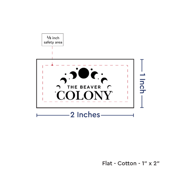 PPLR_HIDDEN_PRODUCT Print your Logo or Image on FLAT Cotton Tags