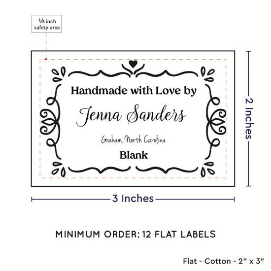 PPLR_HIDDEN_PRODUCT Swirl Accent Border (2"x3" Cotton - 12 labels/set)
