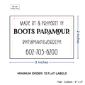 PPLR_HIDDEN_PRODUCT Large Text Only Label (2"x3"-Cotton)