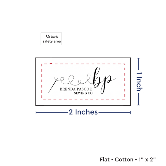 PPLR_HIDDEN_PRODUCT Print your Logo or Image on FLAT Cotton Tags