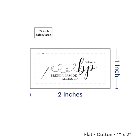 PPLR_HIDDEN_PRODUCT Print your Logo or Image on FLAT Cotton Tags