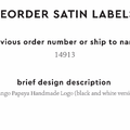 PPLR_HIDDEN_PRODUCT Reorder Previous Label Design - SATIN