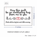 PPLR_HIDDEN_PRODUCT Double Heart Quote (2"x3" Cotton - 12 labels/set)