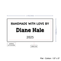 PPLR_HIDDEN_PRODUCT Text Only Medium Large Label (1.5"x3"-Cotton)