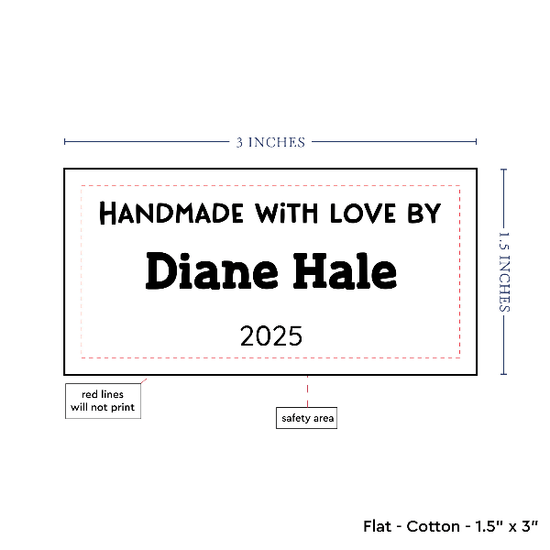 PPLR_HIDDEN_PRODUCT Text Only Medium Large Label (1.5"x3"-Cotton)