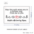 PPLR_HIDDEN_PRODUCT Double Heart Quote (2"x3" Cotton - 12 labels/set)