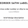 PPLR_HIDDEN_PRODUCT Reorder Previous Label Design - SATIN