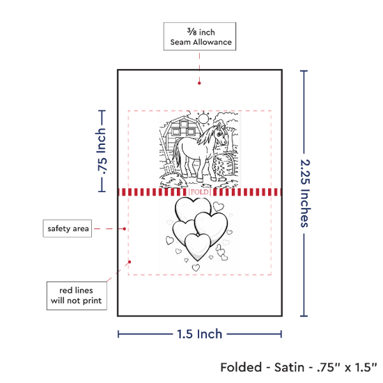 PPLR_HIDDEN_PRODUCT Print your logo/Image on Satin Tags (1.5" wide - Satin)