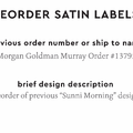 PPLR_HIDDEN_PRODUCT Reorder Previous Label Design - SATIN