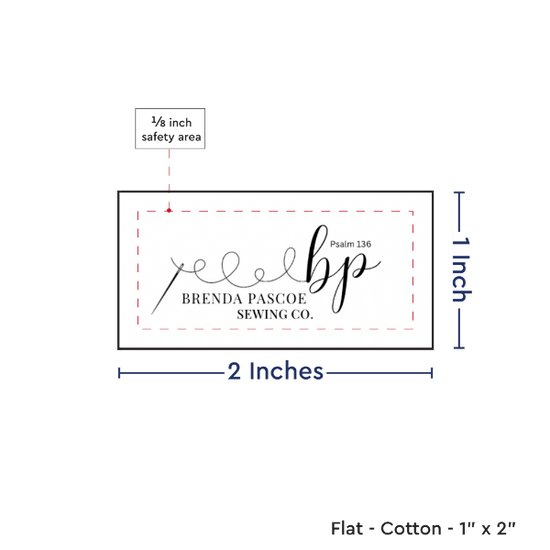 PPLR_HIDDEN_PRODUCT Print your Logo or Image on FLAT Cotton Tags