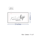 PPLR_HIDDEN_PRODUCT Print your Logo or Image on FLAT Cotton Tags