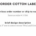 PPLR_HIDDEN_PRODUCT Reorder Previous Label Design - COTTON