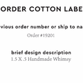 PPLR_HIDDEN_PRODUCT Reorder Previous Label Design - COTTON