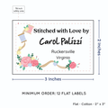 PPLR_HIDDEN_PRODUCT Thread and Flowers (2"x3" Cotton - 12 labels/set)