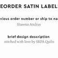 PPLR_HIDDEN_PRODUCT Reorder Previous Label Design - SATIN