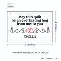 PPLR_HIDDEN_PRODUCT Double Heart Quote (2"x3" Cotton - 12 labels/set)
