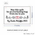 PPLR_HIDDEN_PRODUCT Double Heart Quote (2"x3" Cotton - 12 labels/set)