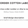 PPLR_HIDDEN_PRODUCT Reorder Previous Label Design - COTTON