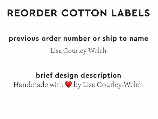 PPLR_HIDDEN_PRODUCT Reorder Previous Label Design - COTTON