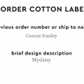 PPLR_HIDDEN_PRODUCT Reorder Previous Label Design - COTTON