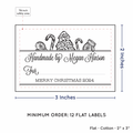 PPLR_HIDDEN_PRODUCT Holiday Treats with Fill in Blanks (2"x3" Cotton - 12 labels/set)