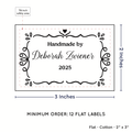 PPLR_HIDDEN_PRODUCT Swirl Accent Border (2"x3" Cotton - 12 labels/set)