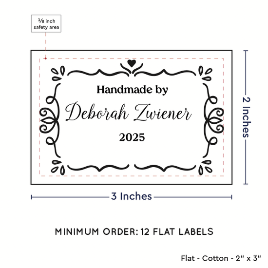 PPLR_HIDDEN_PRODUCT Swirl Accent Border (2"x3" Cotton - 12 labels/set)