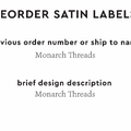 PPLR_HIDDEN_PRODUCT Reorder Previous Label Design - SATIN