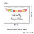PPLR_HIDDEN_PRODUCT Colorful Banner (2"x3" Cotton - 12 labels/set)