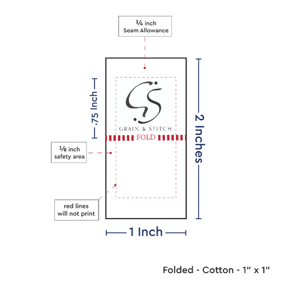 PPLR_HIDDEN_PRODUCT Print Your Logo or Image on FOLDED Cotton Tags
