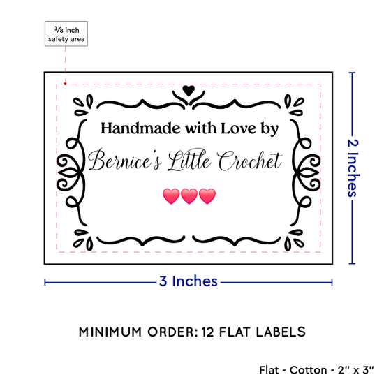 PPLR_HIDDEN_PRODUCT Swirl Accent Border (2"x3" Cotton - 12 labels/set)
