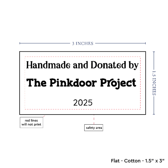 PPLR_HIDDEN_PRODUCT Text Only Medium Large Label (1.5"x3"-Cotton)
