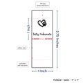 PPLR_HIDDEN_PRODUCT Heart and Paw Print (1" wide - Satin)