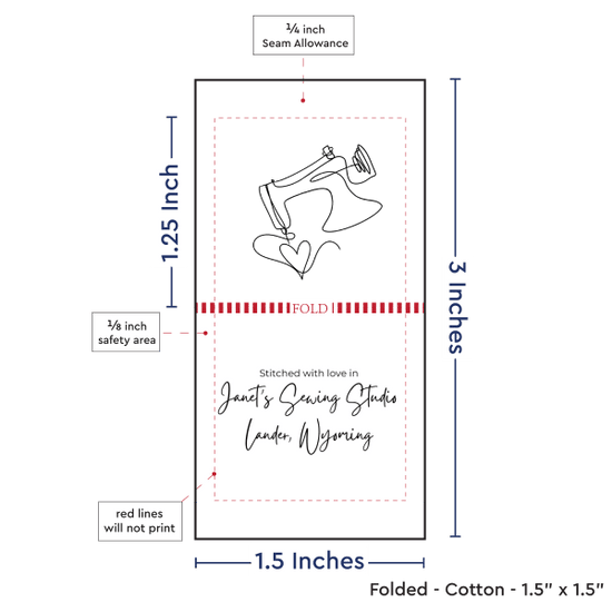 PPLR_HIDDEN_PRODUCT Print Your Logo or Image on FOLDED Cotton Tags