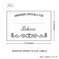 PPLR_HIDDEN_PRODUCT Double heart border with Fill in Blanks (2"x3" Cotton - 12 labels/set)