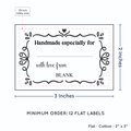PPLR_HIDDEN_PRODUCT Swirl Accent Border with Fill in Blanks (2"x3" Cotton - 12 labels/set)