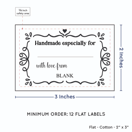 PPLR_HIDDEN_PRODUCT Swirl Accent Border with Fill in Blanks (2"x3" Cotton - 12 labels/set)