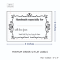 PPLR_HIDDEN_PRODUCT Swirl Accent Border with Fill in Blanks (2"x3" Cotton - 12 labels/set)
