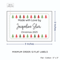 PPLR_HIDDEN_PRODUCT Christmas Trees (2"x3" Cotton - 12 labels/set)