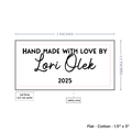 PPLR_HIDDEN_PRODUCT Text Only Medium Large Label (1.5"x3"-Cotton)
